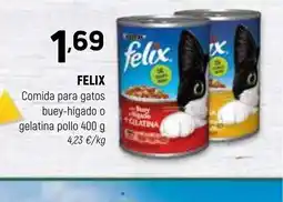 Coviran FELIX Comida para gatos buey-hígado o gelatina pollo oferta