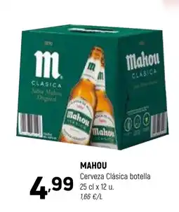 Coviran MAHOU Cerveza Clásica botella oferta