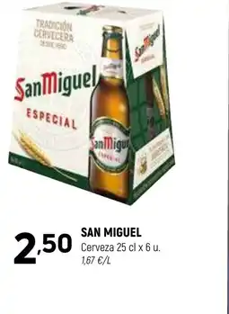 Coviran SAN MIGUEL Cerveza oferta