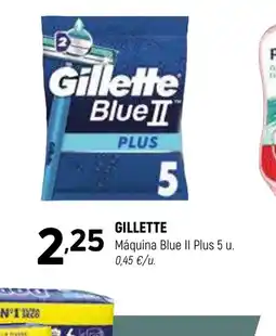 Coviran GILLETTE Máquina Blue Il Plus 5 u. oferta