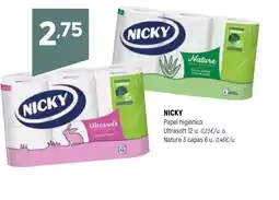 Coviran NICKY Papel higiénico Ultrasoft oferta