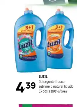 Coviran LUZIL Detergente frescor sublime o natural líquido 53 dosis oferta