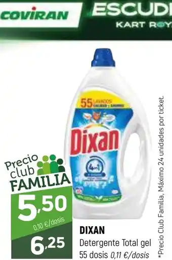 Coviran DIXAN Detergente Total gel oferta