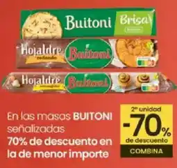 Eroski BUITONI En las masas señalizadas oferta