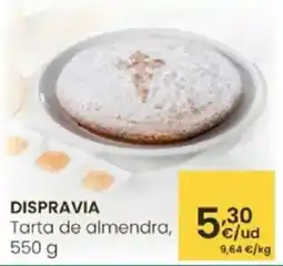 Eroski Dispravia tarta de almendra oferta