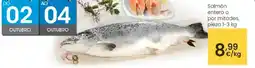 Eroski Salmón entero o por mitades oferta