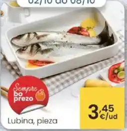 Eroski Lubina, pieza oferta