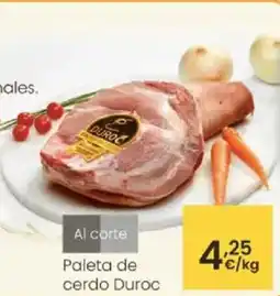 Eroski Paleta de cerdo Duroc oferta