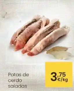 Eroski Patas de cerdo saladas oferta