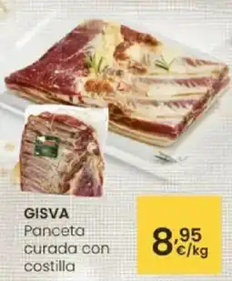 Eroski GISVA Panceta curada con costilla oferta