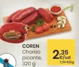 Eroski COREN Chorizo picante, oferta