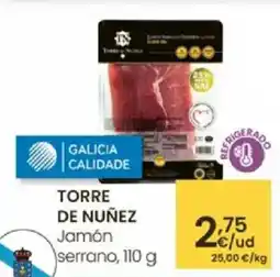 Eroski TORRE DE NUÑEZ Jamón serrano oferta