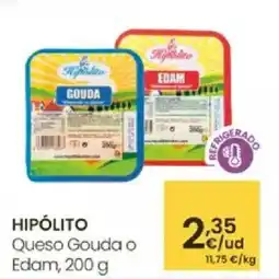 Eroski HIPÓLITO Queso Gouda o Edam oferta