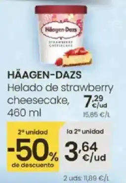 Eroski HÄAGEN-DAZS Helado de strawberry cheesecake oferta
