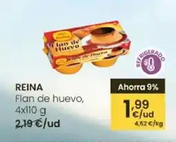 Eroski REINA Flan de huevo, oferta