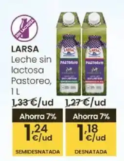 Eroski LARSA Leche sin lactosa Pastoreo, oferta