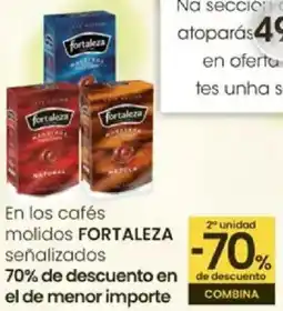 Eroski FORTALEZA En los cafés molidos señalizados oferta