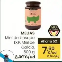 Eroski MELIAS Miel de bosque I.X.P. Miel de Galicia oferta