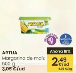 Eroski ARTUA Margarina de maíz, oferta