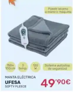 Cenor Ufesa - manta electrica oferta