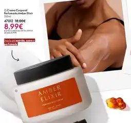 Oriflame Amber - crema corporal perfumada elixir oferta