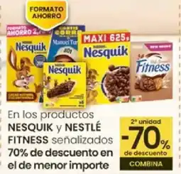 Eroski NESTLÉ Nesquik y Fitness en los productos senalizados oferta