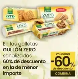 Eroski GULLÓN Zero en las galletas señalizadas oferta
