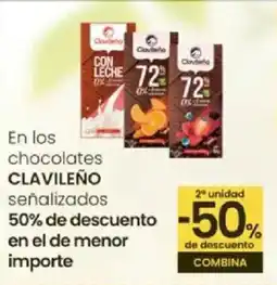 Eroski CLAVILEÑO En los chocolates señalizados oferta