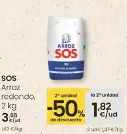 Eroski SOS Arroz redondo oferta