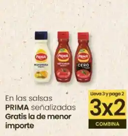 Eroski PRIMA En las salsas señalizadas oferta