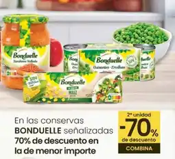 Eroski BONDUELLE En las conservas señalizadas oferta