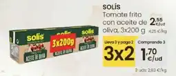 Eroski SOLÍS Tomate frito con aceite de oliva oferta