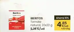Eroski IBERITOS Tomate natural oferta