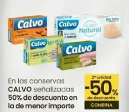 Eroski CALVO s En las conservas eñalizadas oferta