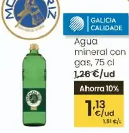 Eroski Agua mineral con gas oferta