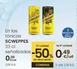 Eroski SCWEPPES En las tónicas señalizadas oferta