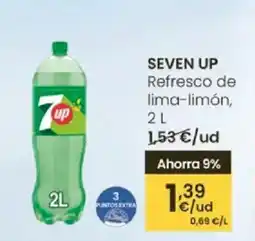 Eroski SEVEN UP Refresco de lima-limón, oferta