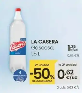 Eroski LA CASERA Gaseosa, oferta