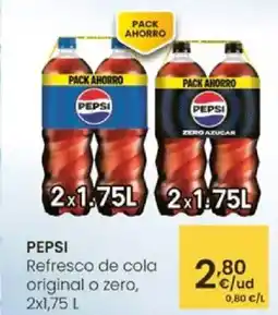 Eroski PEPSI Refresco de cola original o zero, oferta