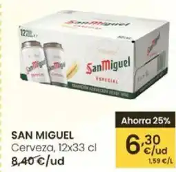 Eroski SAN MIGUEL Cerveza oferta