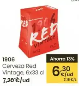 Eroski 1906 Cerveza Red Vintage oferta