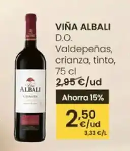 Eroski VIÑA ALBALI D.O. Valdepeñas, crianza, tinto oferta