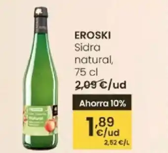 Eroski EROSKI Sidra natural, oferta