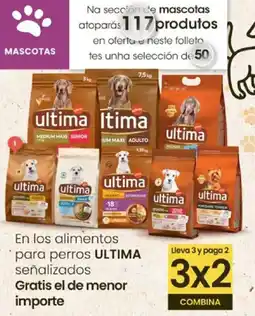 Eroski ULTIMA En los alimentos para perros señalizados oferta