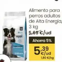 Eroski Alimento para perros adultos de Alta Energía, oferta