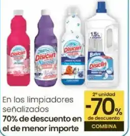 Eroski DISICLIN En los limpiadores señalizados oferta