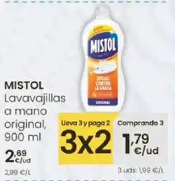 Eroski MISTOL Lavavajillas a mano original oferta