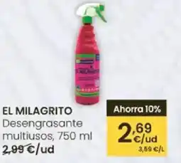 Eroski EL MILAGRITO Desengrasante multiusos oferta