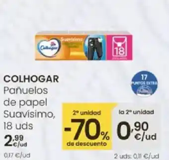 Eroski COLHOGAR Pañuelos de papel Suavísimo, oferta