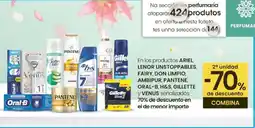 Eroski ARIEL, LENOR UNSTOPPABLES, FAIRY, DON LIMPIO, AMBIPUR, PANTENE, ORAL-B, H&S, GILLETTE y VENUS En los productos señalizados oferta